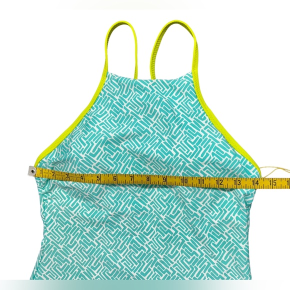 HELEN JON sunset key-kiwi racerback tankini swim top size Small NWT - Picture 7 of 7
